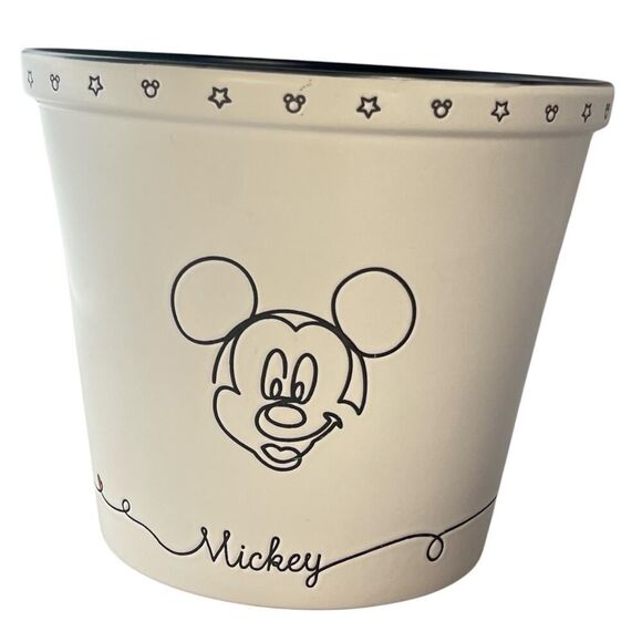 Disney Mickey Minnie Mouse Ceramic Pot Bowl Popcorn Candy Halloween - Picture 4 of 6